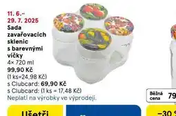 Tesco Sada zavařovacích sklenic nabídka