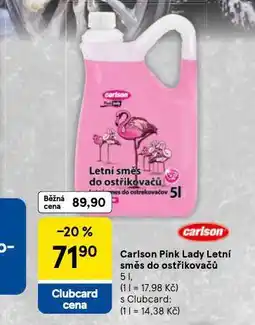 Tesco Carlson pink lady letní směs do ostřikovačů nabídka