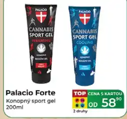 Tamda Foods Palacio Forte Konopný sport gel nabídka
