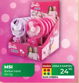 Tamda Foods MSI Barbie hand fan nabídka
