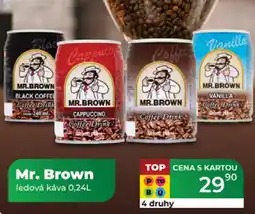 Tamda Foods Mr. Brown ledová káva nabídka
