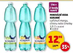 Penny Market MINERÁLNÍ VODA KORUNNÍ nabídka