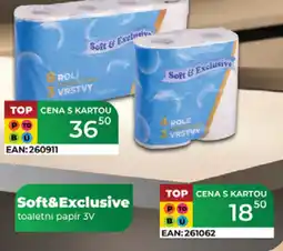 Tamda Foods Soft&Exclusive toaletní papír 3V nabídka