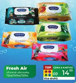 Tamda Foods Fresh Air vlhcené ubrousky nabídka