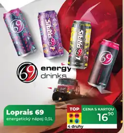 Tamda Foods Loprais 69 energetický nápoj nabídka