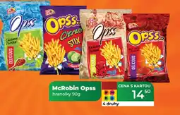 Tamda Foods McRobin Opss hranolky nabídka