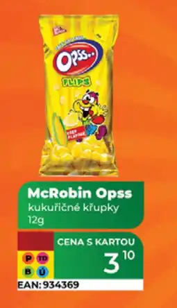Tamda Foods McRobin Opss kukuřičné křupky nabídka