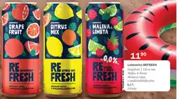 Tamda Foods Lobkowicz REFRESH nabídka