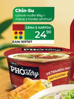Tamda Foods Chin-Su rýžové nudle v misce s hovězí příchutí nabídka