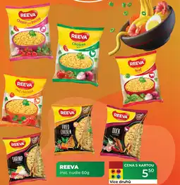 Tamda Foods REEVA inst. nudle nabídka