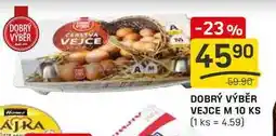 Flop DOBRÝ VÝBĚR VEJCE M 10 KS nabídka