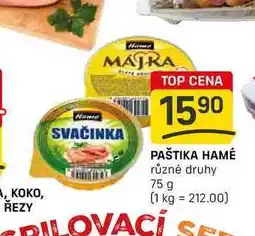 Flop PAŠTIKA HAMÉ různé druhy 75 g nabídka