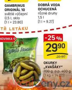 Flop OKURKY ,,KVAŠÁKY 700 g. p.p. 400 g nabídka