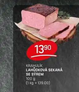 Flop LAHŮDKOVÁ SEKANÁ SE SÝREM 100 g nabídka