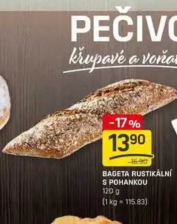 Flop BAGETA RUSTIKÁLNÍ S POHANKOU 120 g nabídka