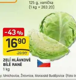 Flop ZELÍ HLÁVKOVÉ BÍLÉ RANÉ 1 kg nabídka