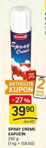 Flop Spray Creme Kapucín 250g nabídka