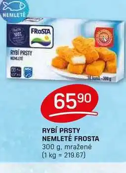 Flop RYBÍ PRSTY NEMLETÉ FROSTA 300 g, mražené nabídka
