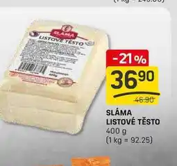 Flop SLÁMA LISTOVÉ TĚSTO 400 g nabídka
