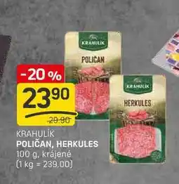 Flop POLIČAN, HERKULES 100 g, krájené nabídka