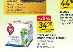Flop TEEKANNE ČAJE ČERNÉ, ZELENÉ, FUNKČNÍ vybrané druhy 18-35 g nabídka