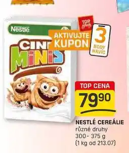 Flop NESTLÉ CEREÁLIE různé druhy 300-375 g nabídka