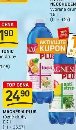 Flop MAGNESIA PLUS různé druhy 0,7l nabídka