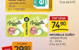 Flop NATURELLA VLOŽKY vybrané druhy 14-20 ks nabídka