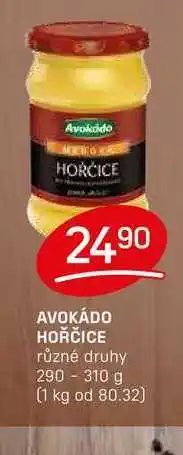 Flop AVOKÁDO HOŘČICE různé druhy 290 - 310 g nabídka