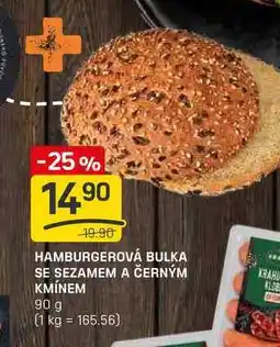 Flop HAMBURGEROVÁ BULKA SE SEZAMEM A ČERNÝM KMÍNEM 90 g nabídka
