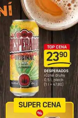Flop DESPERADOS různé druhy 0,5l, plech nabídka