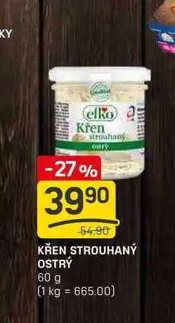 Flop KŘEN STROUHANÝ OSTRÝ 60 g nabídka