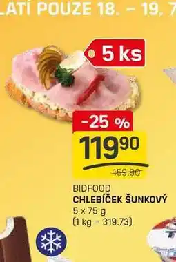 Flop CHLEBÍČEK ŠUNKOVÝ 5 x 75 g nabídka