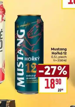 Billa Mustang Hořká 12 0,51, plech nabídka