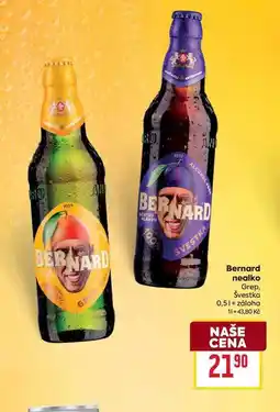 Billa Bernard nealko Grep, Švestka 0,5l nabídka