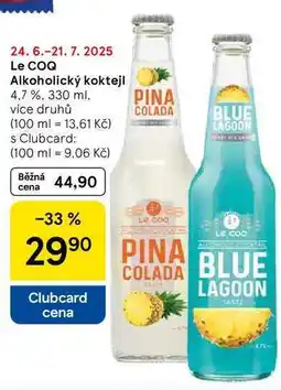 Tesco Le COQ Alkoholický koktejl 4,7%, 330 ml nabídka
