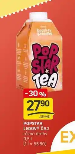 Flop POPSTAR LEDOVÝ ČAJ různé druhy 0,5l nabídka