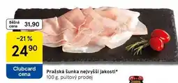 Tesco Pražská šunka nejvyšší jakosti, 100 g nabídka