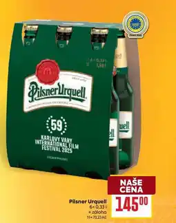 Billa Pilsner Urquell 6x0,33l nabídka