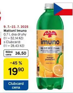Tesco Mattoni Imuno, 0,7 l, dva druhy nabídka
