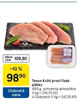 Tesco Tesco Krůtí prsní řízek plátky, 400 g nabídka