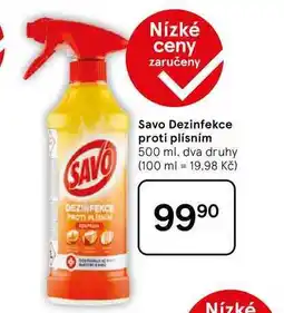 Tesco Savo Dezinfekce proti plísním, 500 ml, dva druhy nabídka