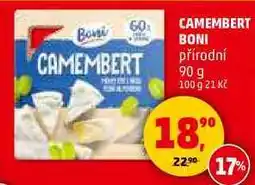 Penny Market CAMEMBERT BONI přírodní, 90 g nabídka