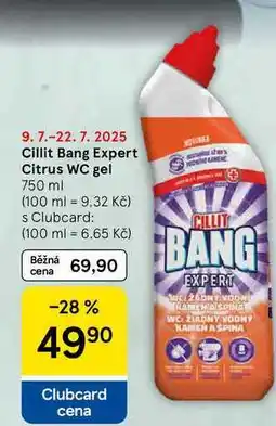 Tesco Cillit Bang Expert Citrus WC gel, 750 ml nabídka