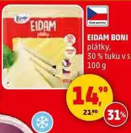 Penny Market EIDAM BONI plátky, 30% tuku vs, 100 g nabídka