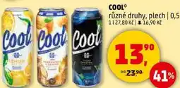 Penny Market COOL různé druhy, plech, 0,5 l nabídka