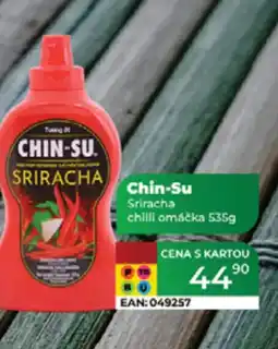 Tamda Foods Chin-Su Sriracha chilli omáčka nabídka