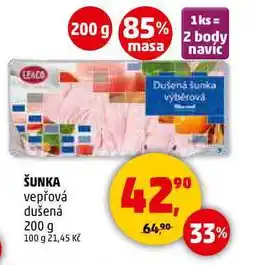 Penny Market Le & Co Vepřová šunka dušená standard, 200 g nabídka