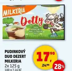 Penny Market PUDINKOVÝ DUO DEZERT MILKERIA, 2x 125 g nabídka