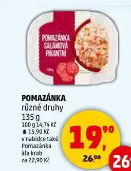 Penny Market POMAZÁNKA různé druhy, 135 g nabídka